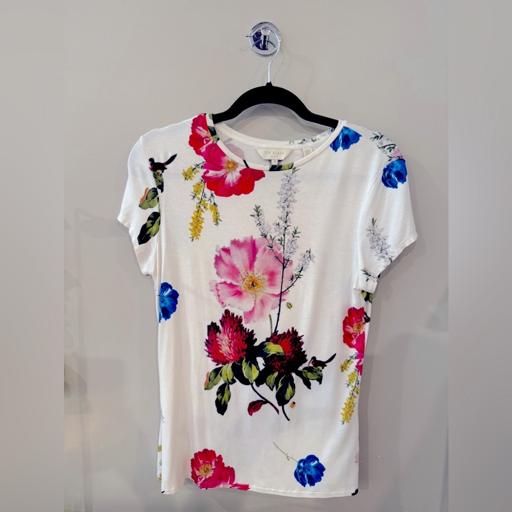 Ted baker London berry sundae floral tee size 3